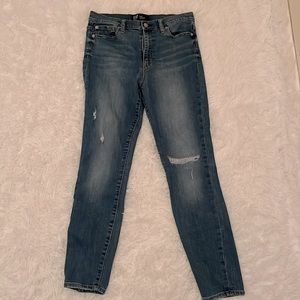 GAP demin high rise leggings jeans